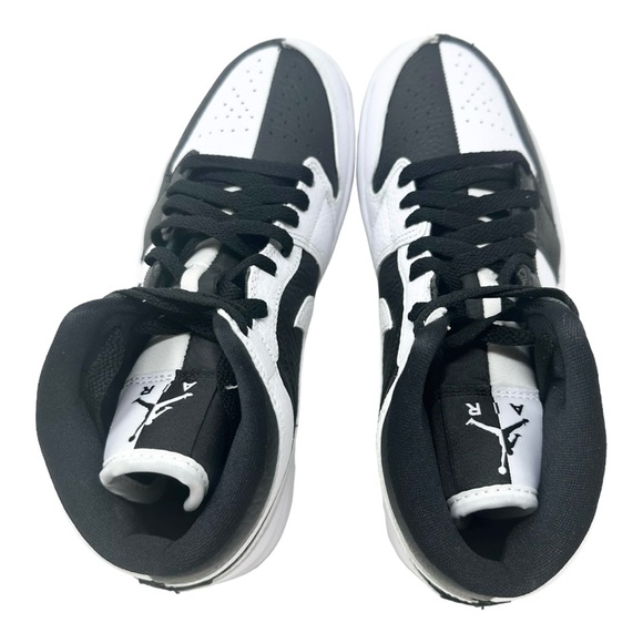 Women’s Air Jordan 1 Mid SE Split Homage Black White DR0501101 Size 8.5 - Picture 5 of 9